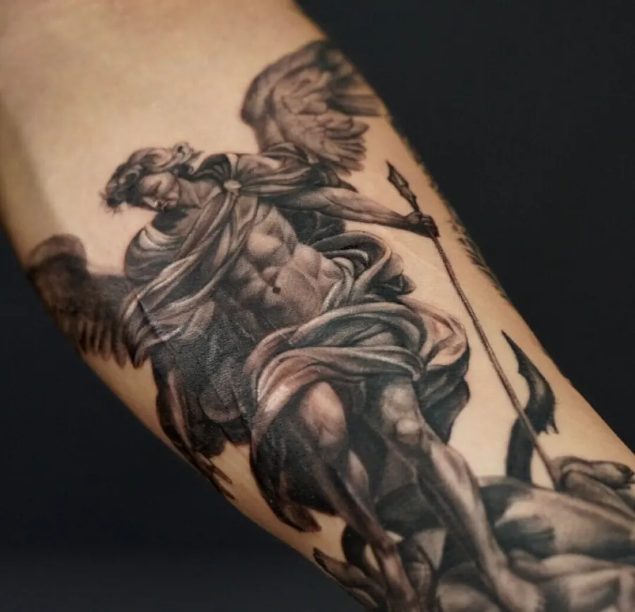 Archangel tattoo by Eleven15'Stu, Da Nang